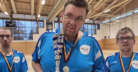 Fussballspiel in der Halle