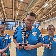 Fussballspiel in der Halle